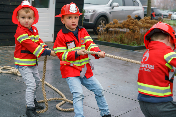 Brandweerfeestje met speurtocht