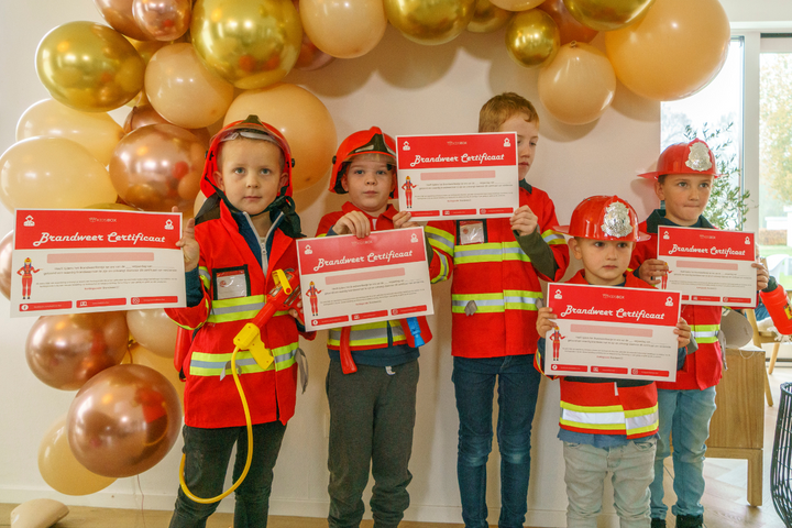 Kinderfeestje brandweer